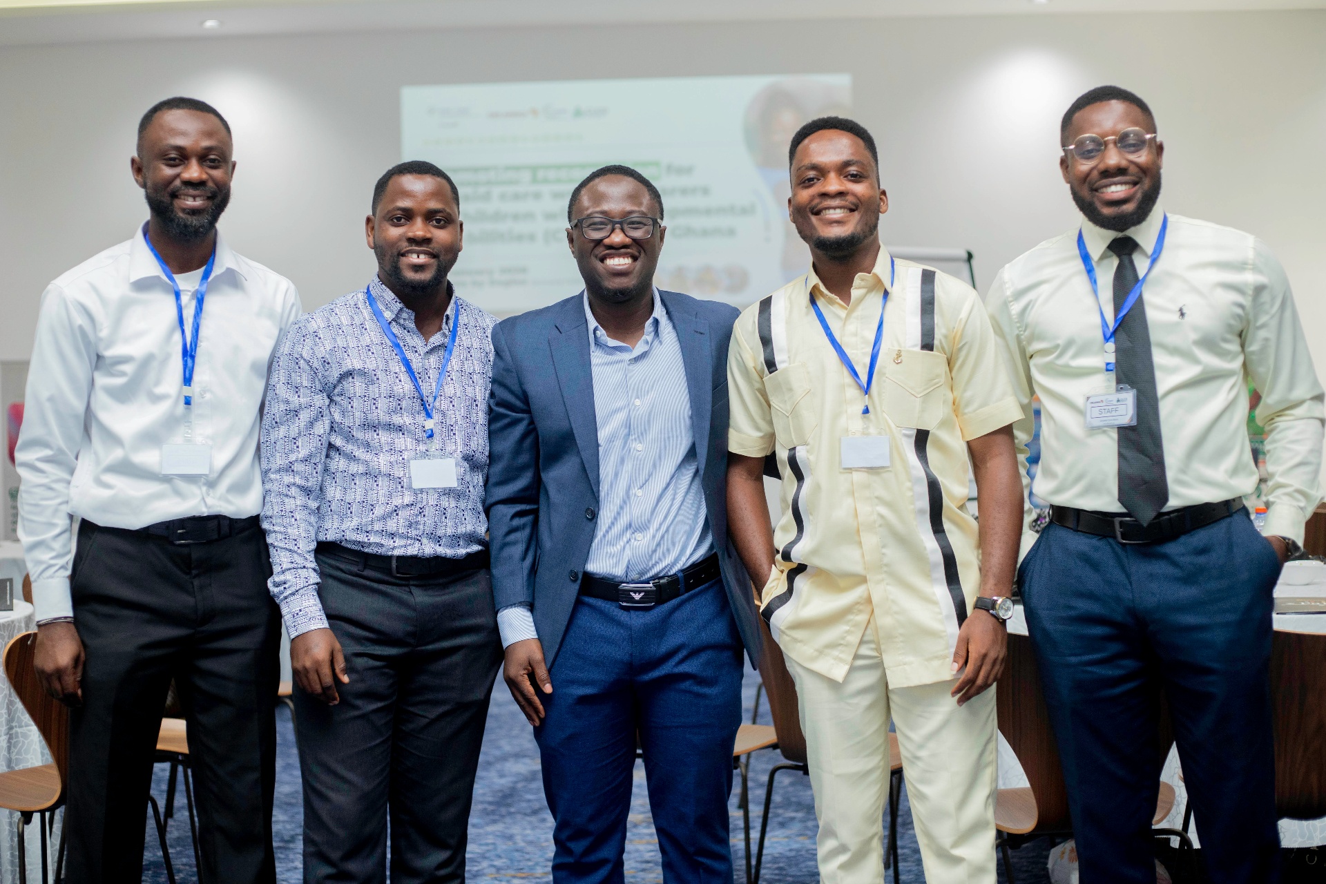 The CLCD Ghana research team at the unpaid care work dissemination conference